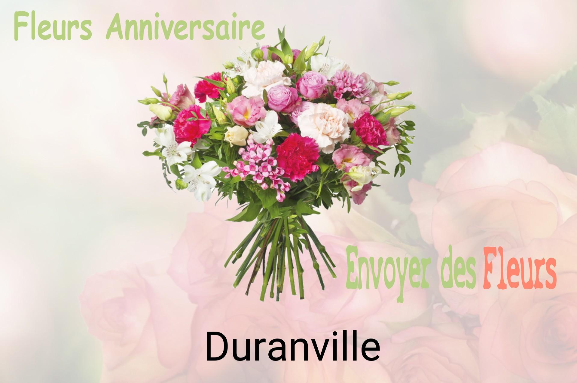 Bouquet de fleurs d’anniversaire livré à Duranville